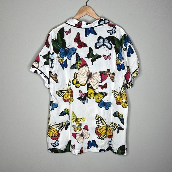 Katie Kime Metamorphosis Pajamas Shorts Set in White Size 14/16 (3XL) NWT - Picture 7 of 9